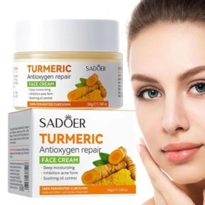 SADOER Nourishing and Hydrating Turmeric Antioxidant Repair Cream,Face cream 50g,care for skin